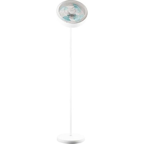 Cecotec Ventilador de Pie con Aro de Luz LED y Mando a Distancia EnergySilence FanLamp. 36W, Motor DC (1/4)