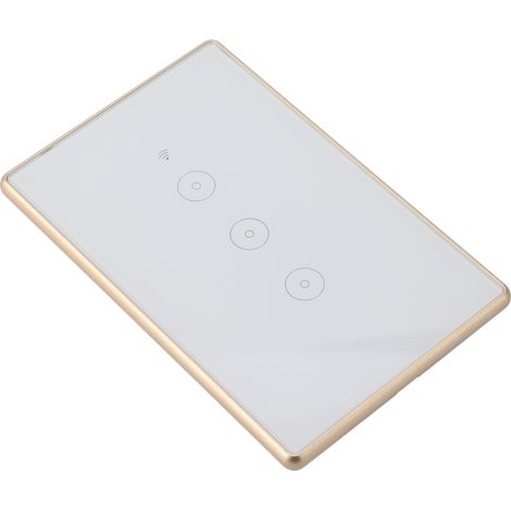 Interrupteur intelligent Wi-Fi, application mobile, commande à distance, interrupteur tactile, normes US et AU, 2200 W, 95-250 V CA (1/5)