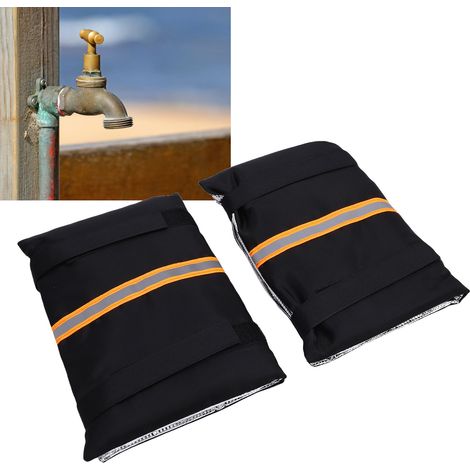 [Funda protectora para accesorios de exterior] 2 fundas aislantes para accesorios con tiras reflectantes, impermeables, de tejido Oxford 210D. (1/5)