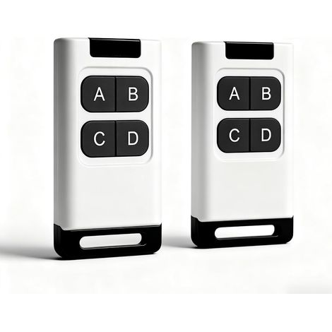 Telecomando universale clonato per porta da garage, 433 MHz, sostituzione per cancelli e porte elettriche, confezione da 3 pezzi. (1/2)