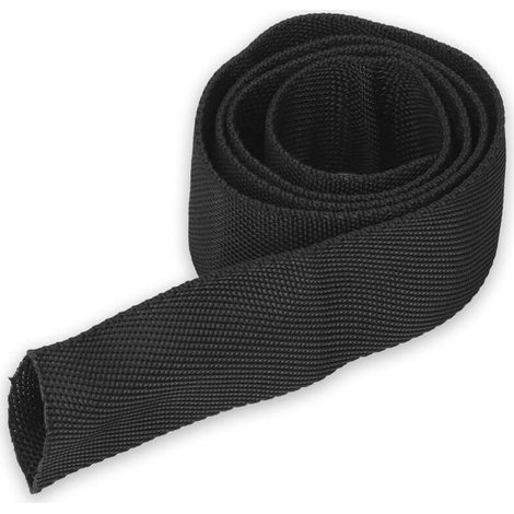 Manchon de Protection en Polyester, Manchon de Chaîne Universel, Manchon de Protection pour Corde de Treuil pour Ligne de Câble de 5 Cm de largeur. (2M)
