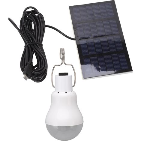 Tragbare und wiederaufladbare Solar-LED-Lampe für Wandern, Angeln, Camping und Outdoor-Aktivitäten. (1/5)
