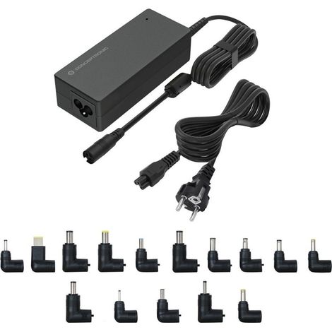 Alimentador portatil universal conceptronic 90w 15 conectores