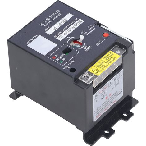 Dispositif de motorisation électrique pour disjoncteur avec télécommande, entraînement à distance, accessoires de montage inclus, tension alternative 220V (1/5)