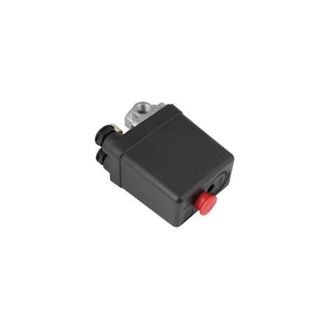 Ricambi per pressostato di controllo per compressore d'aria a 4 porte da 240 V 16 A, intervallo 90 PSI-120 PSI. (1/4)