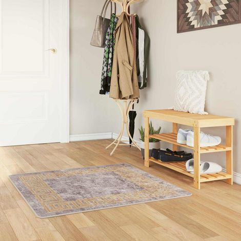 Pasillo de alfombra MARSA Gris 100 x 100 cm Poliéster y PVC