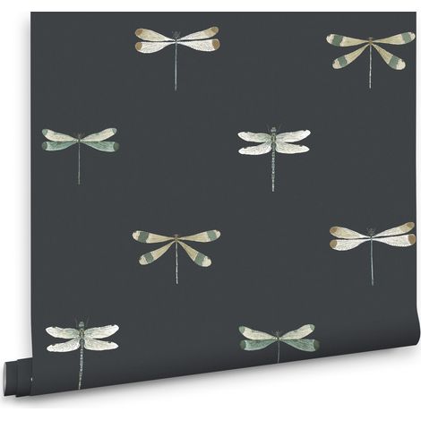 Sophie Allport Vliestapete Kinderzimmer - Dragonfly Blau - 10mx52cm (1/4)