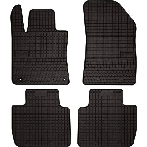 Alfombrillas de goma para Peugeot 508 II sedán, familiar, liftback (2018-) - negras, ajustables (1/5)