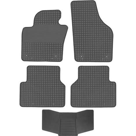 Tappetini DOMA 212847 + copertura 251992 - Audi Q3 I SUV 2011-2018 MONTATO SUL BLOCCO STERZO AV2 anteriore