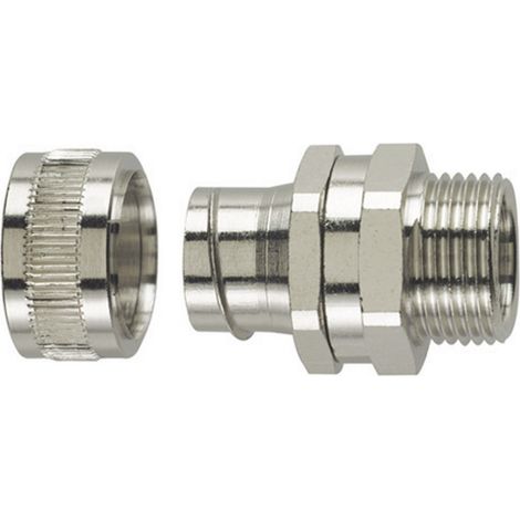 HellermannTyton 166-30427 SC12-SM-M16 Schlauchverschraubung Metall M16 10.20 mm Gerade 1 St.