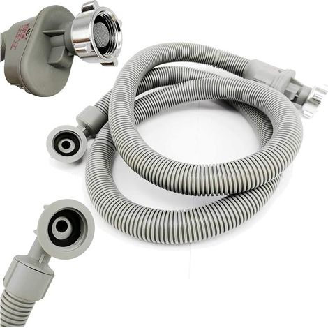 Tuyau d'alimentation de sécurité pour lave-vaisselle compatible Aquastop, longueur 1,50 m, système d'arrêt automatique, 1 pièce (1/5)