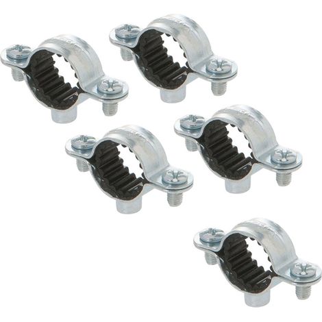 5 colliers isophonique simple M7 x 150 pour tube Ø28 - Arcanaute (1/2)