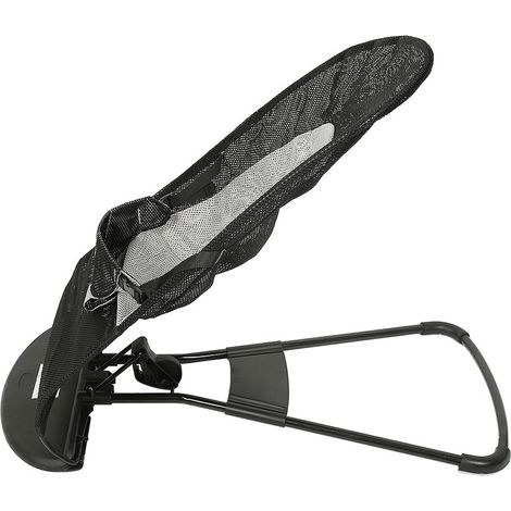 Transat bébé léger,Dossier réglable sur 3 niveaux, Pliable à plat, Facile à transporter, Stable, Noir (1/5)