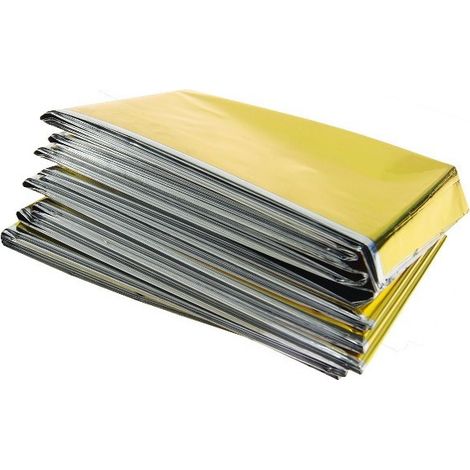 Thermo-Rettungsdecke für Erste Hilfe 160 x 210 cm Carmotion