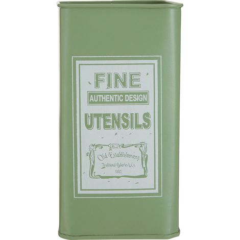 Premier Housewares Whitby Green Utensil Canister (1/5)