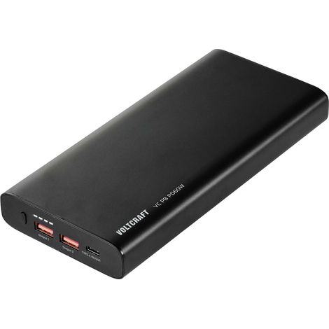 [NEUWERTIG] B-Ware Voltcraft Powerbank 26800 M Ah Quick Charge 3.0 Power Delivery 3.0 Li Ion Schw458