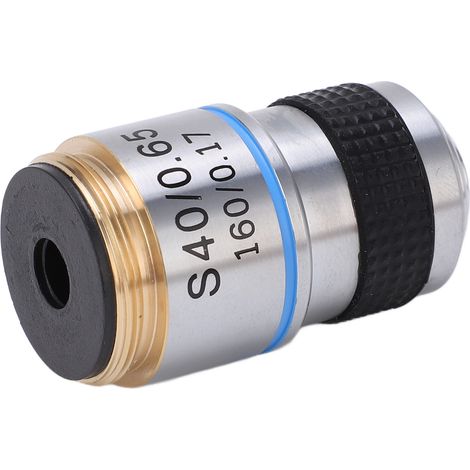 Objectif de microscope achromatique haute définition à fort grossissement pour applications biologiques S40/0,65 (1/5)