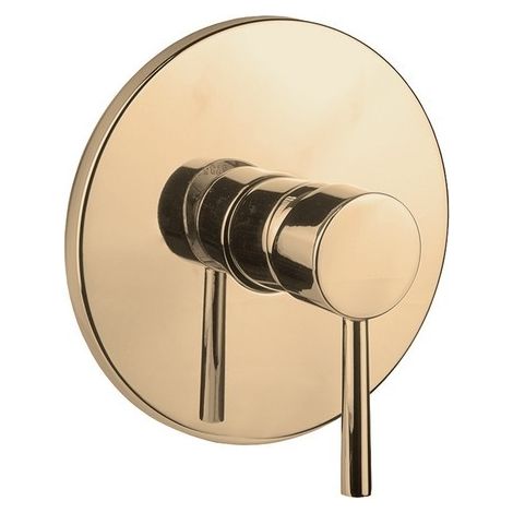 Miscelatore doccia da incasso in acciaio inox finitura oro rosa KAM-ARTE ORO ROSA kamalu (1/2)