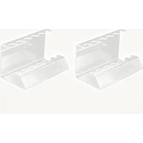 Portapenne trasparente, supporto da scrivania, organizer versatile ed elegante per materiali da disegno e pittura, penne, spazzolini da denti. (1/5)
