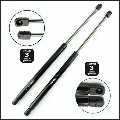Pistoncini baule cofano portellone posteriore per vw polo (6n2) 1999 art080 (1/5)