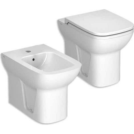 Coppia sanitari filomuro wc e bidet mod. S20 Vitra (1/5)