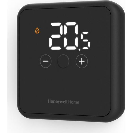 Resideo Raumthermostat DT4 verdrahtet, An/Aus, Schwarz (1/2)