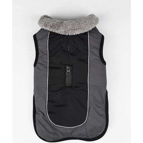 winter Coat For Dog Clothes Waterproof Warm Jacket Soft Fleece Lined Reflective Vest, Small Dog Winter Jacket With Harness Hole (m Chest Size: 50- (1/5)