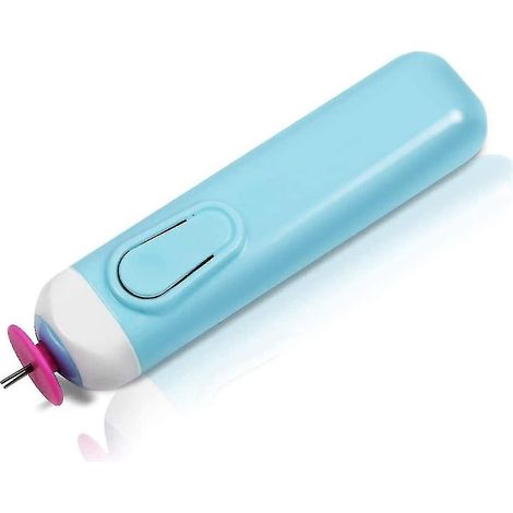 Stylo électrique pour quilling, outil de stylo électrique à fente pour enrouler le papier (bleu) (1/5)