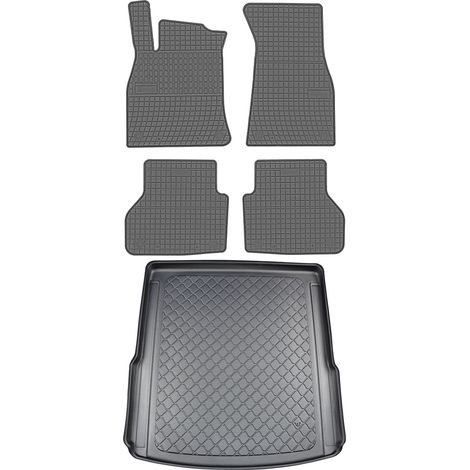 Audi A6 C8 Kombi desde 09.2018 SET - Alfombrillas de goma para coche + alfombrilla para maletero