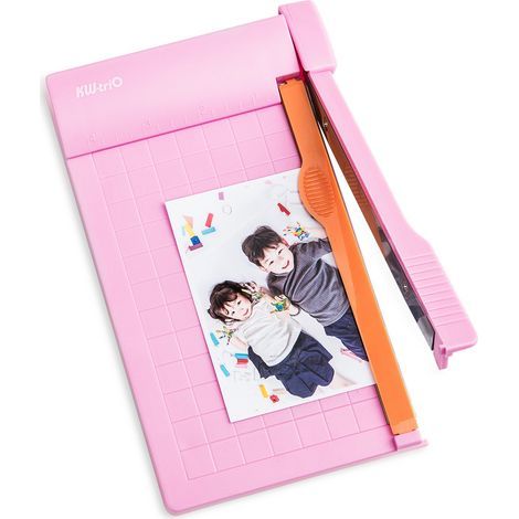 Mini-Papierschneider im A5-Format (4x6 Zoll), handliches Format, manueller Tisch-Fotoschneider für Bastelarbeiten wie Karten, Scrapbooking, Zuhause, Schule und Büro (1/5)