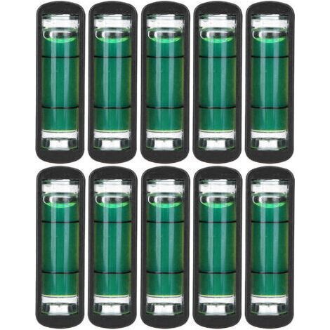 10 mini niveaux à bulle en plastique de haute précision pour trépied d'appareil photo horizontal (1/5)