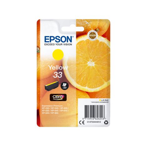 Epson 33 cartouche jaune pour imprimante jet d'encre (1/3)
