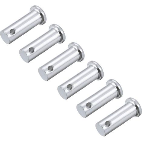 6Pcs Trou Unique Chape Broches 10mm x 25mm Axe Charnière (1/3)