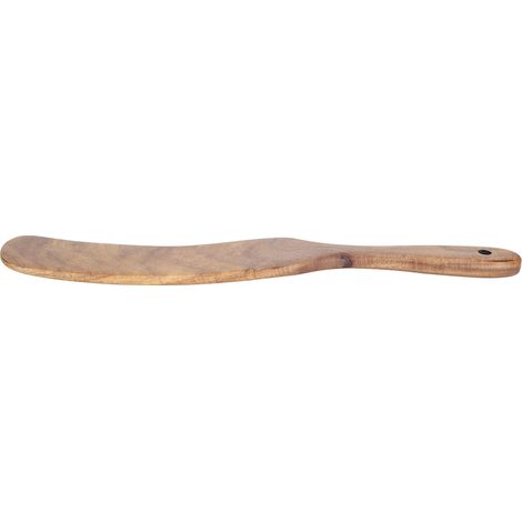 Spatule en Teck pour Cuisine - Pelle à Frire en Bois - Ustensile de Cuisson 33,5x5cm