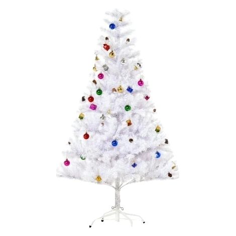 Albero di Natale con effetto neve, facile da montare, 1,5 m (1/5)