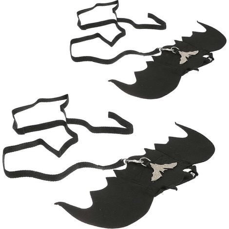 Correa para mascotas con diseño de murciélago negro, correa pectoral para gatos para Halloween, 3 juegos (1/5)