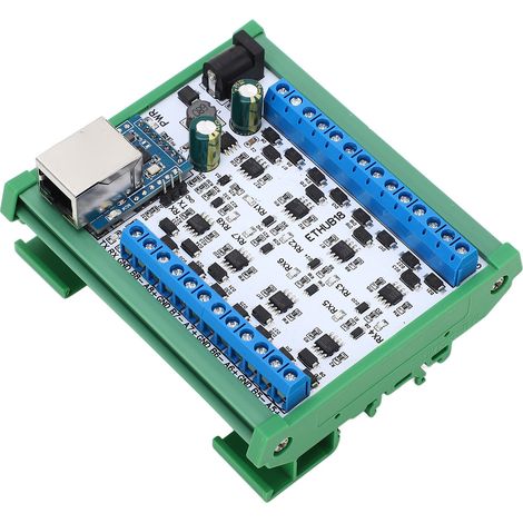 RJ45-zu-8-RS485-Hub-Konverter, TVS-Schutz, 115200 Baud, Modul mit Gehäuse für Überwachungszwecke, 7–30 V DC-Netzteil (1/5)