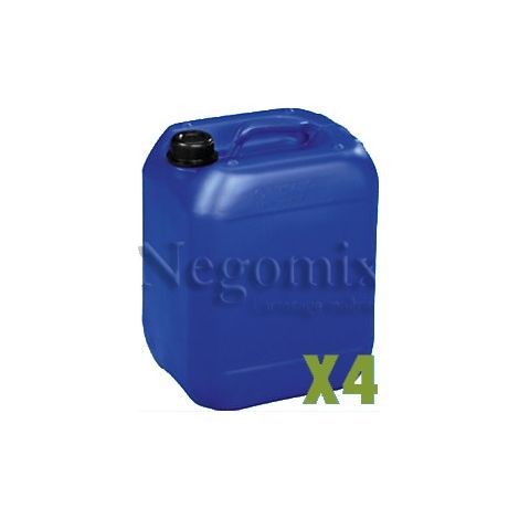 Negomix – Lot de 3 bidons jerrican plastique 25L bleu – Étanchéité parfaite – Résistance aux produits chimiques – Poignée ergonomique pour transport facile
