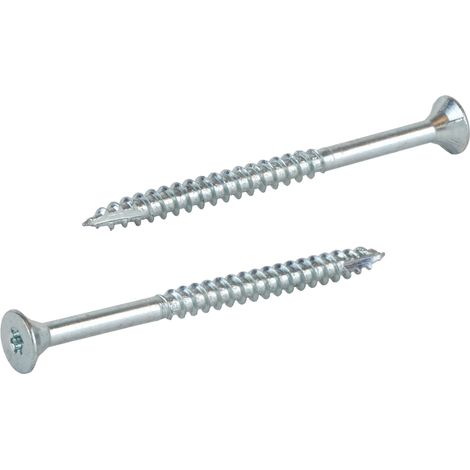 Vis aggloméré - Radix - Torx 25 - Zingué - 6.0 x 80 mm/50 (100 pièces) (1/2)
