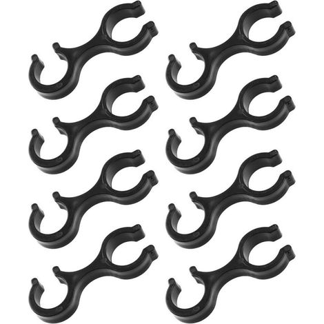 8er Pack Wanderstock Clips, Doppelschlaufe Verbinder, schnelle Befestigung für Zuhause (1/5)