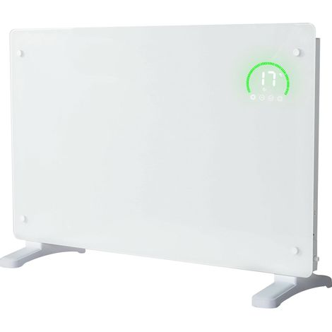 Spector Electric Panel Heater 2000W Radiator Wall Mounted Freestanding White