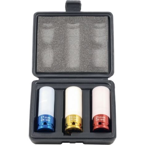 Set di bussole a bussola 1/2", versione lunga