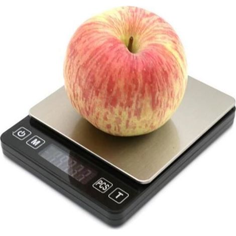 Mini Balance De Cuisine Électronique Portable Balance Alimentaire Numérique max. 3000g (1/4)