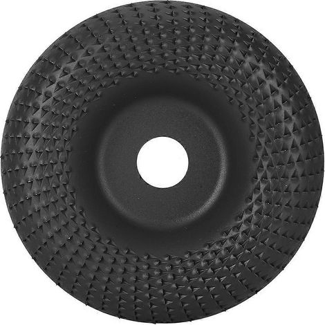 Stahl-Schleifscheibe für Holzbearbeitung, Formscheibe, Elektrowerkzeugzubehör, Hardwareteile, Schwarz, Gebogene Wurzel (1/4)