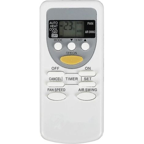 Télécommande de climatisation A/C, compatible Panasonic A75C2663 A75C2664 A75C2665, contrôleur sans fil pour unité intérieure, accessoire de remplacement précis, usage domestique. (1/5)