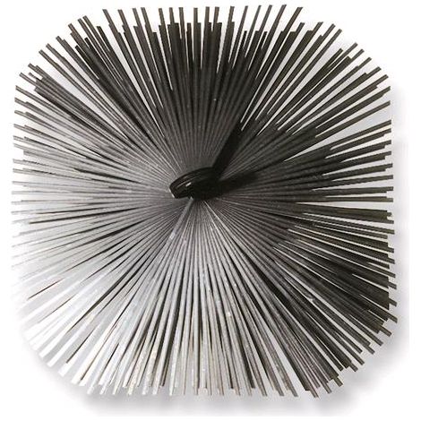 Scovolo acciaio quadro cm.25 per pulizia canna fumaria - Salone