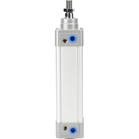 Cylindre Pneumatique DNC40x100 en Alliage d'Aluminium, Tige Filetée M12×1.25 pour Applications Industrielles (1/5)