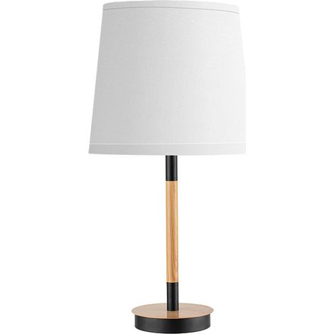 Sobremesa Alondra negro/haya 1xE14 45cm