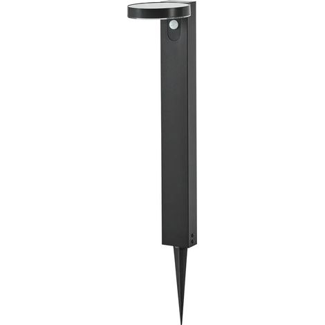[GEBRAUCHT] B-Ware Prios Wegeleuchte Gartenleuchte Led Solar Sensor Tarlson Anthrazit 78,5 Cm Ip44