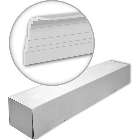 Profhome 650802-box 1 Scatola 4 pezzi Cornice soffitto parete Cornice per soffitti design moderno  8 m